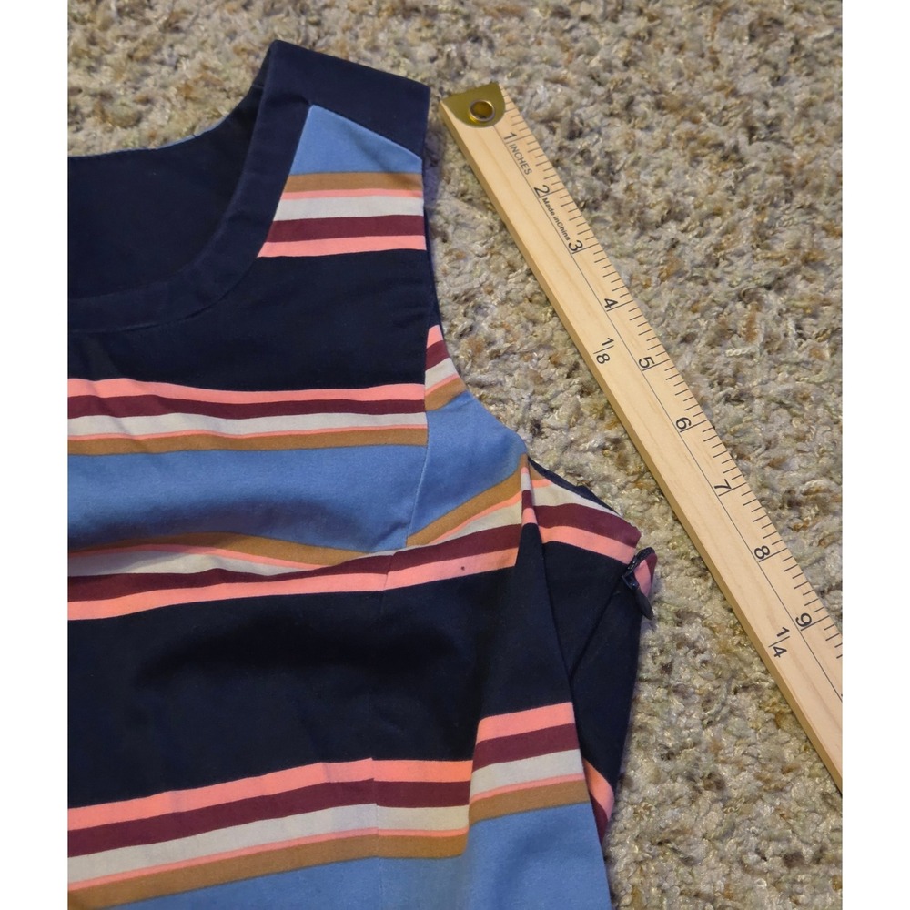 Tommy Hilfiger Sleeveless Striped Dress Women's Size 6 Multicolor - Picture 6 of 9